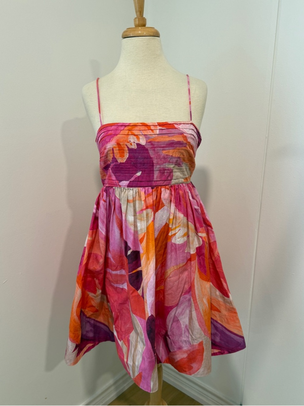 H&M | Floral Spaghetti Strap Mini Dress